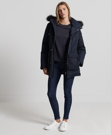 Superdry Winterjas 'Everest' in Blauw