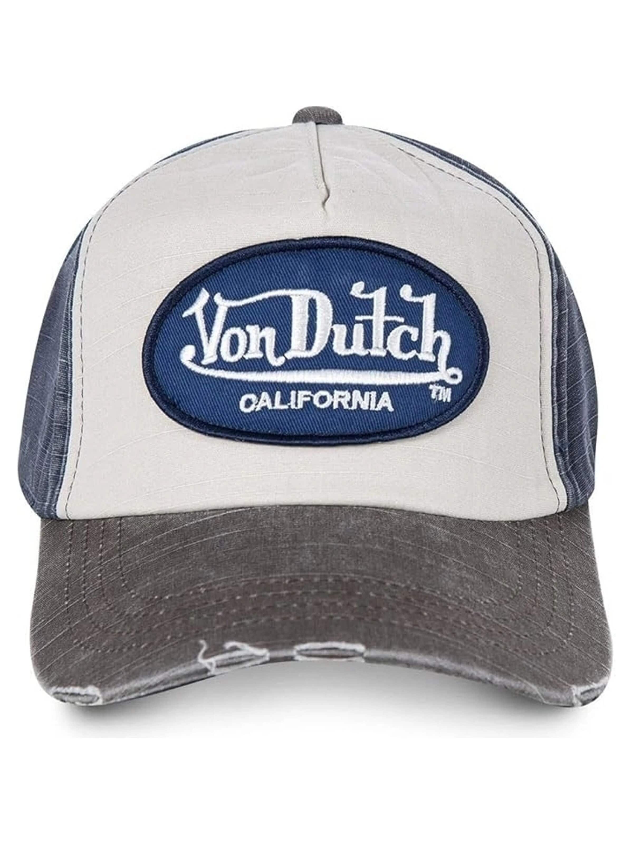 Von Dutch Kšiltovka 'Gorra von dutch beige jackmwb2 unstructured cap' – béžová: přední strana