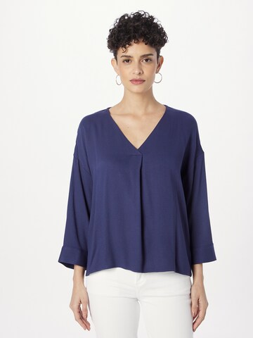 TOM TAILOR Blouse in Blauw: voorkant