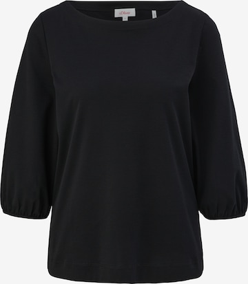 s.Oliver Shirt in Black: front