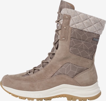 TAMARIS Lace-Up Boots in Brown