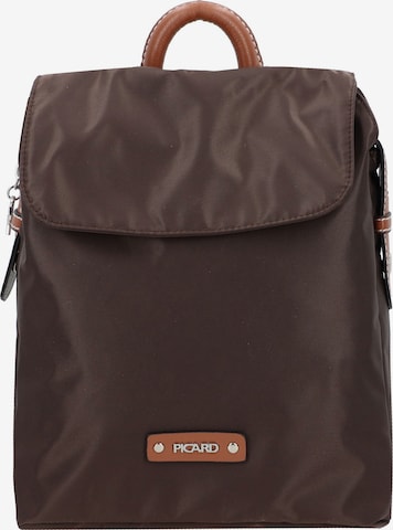 Picard Backpack in Brown: front