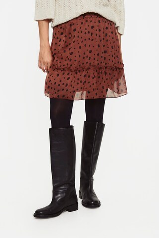 SAINT TROPEZ Skirt 'Valerie' in Brown: front