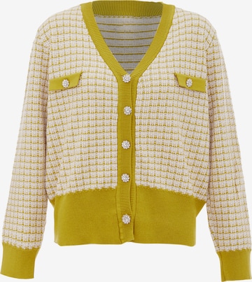 NAEMI Knit Cardigan in Yellow: front