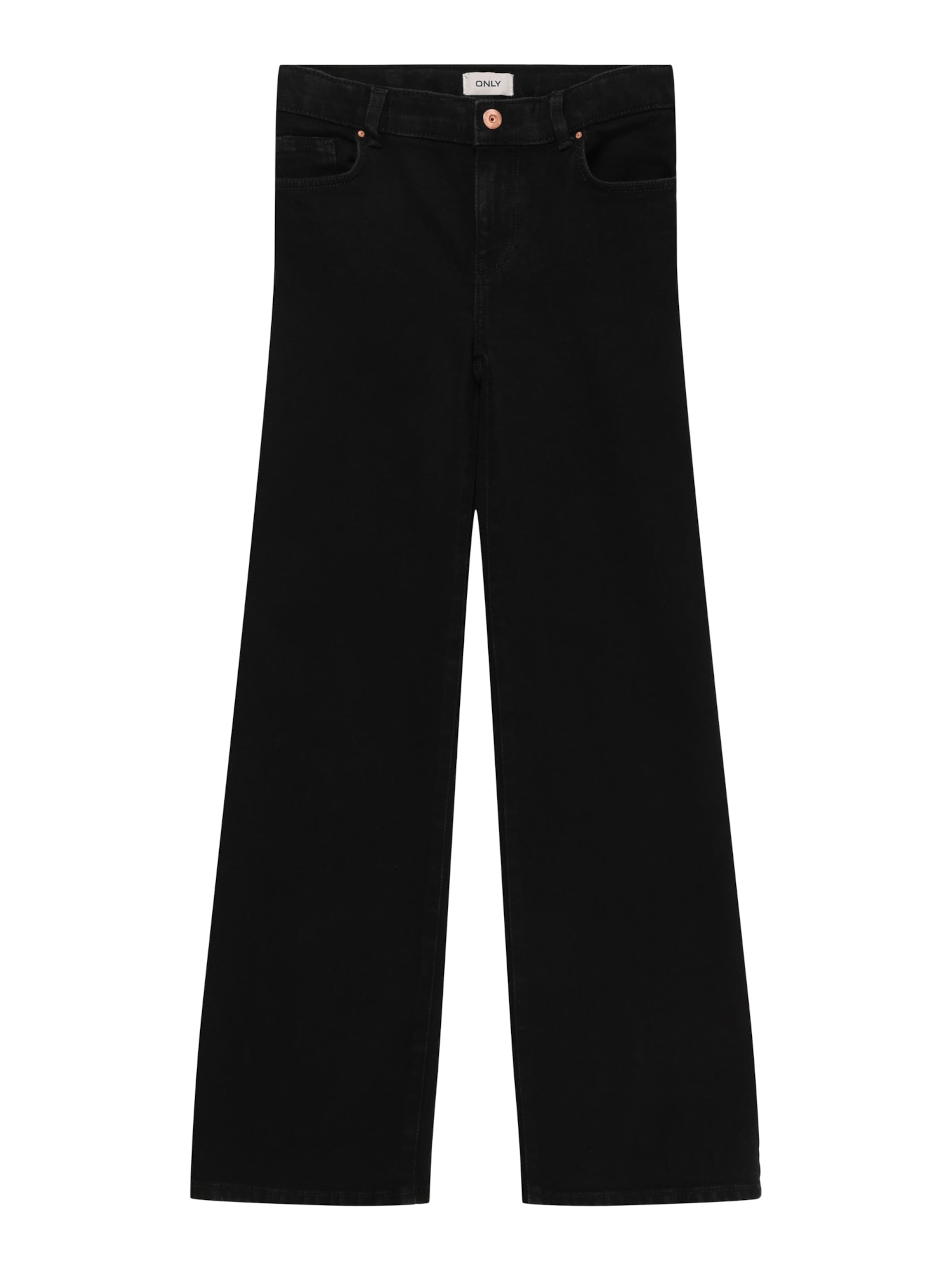 juoda ONLY GIRLS Plačios klešnės Džinsai 'Juicy': priekis