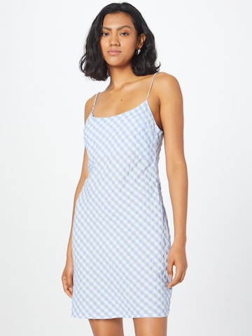 Robe Nasty Gal en bleu : devant