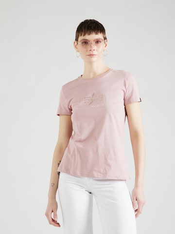 ALPHA INDUSTRIES Koszulka w kolorze różowy: przód
