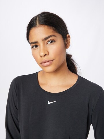 NIKE Sportshirt 'One Luxe' in Schwarz