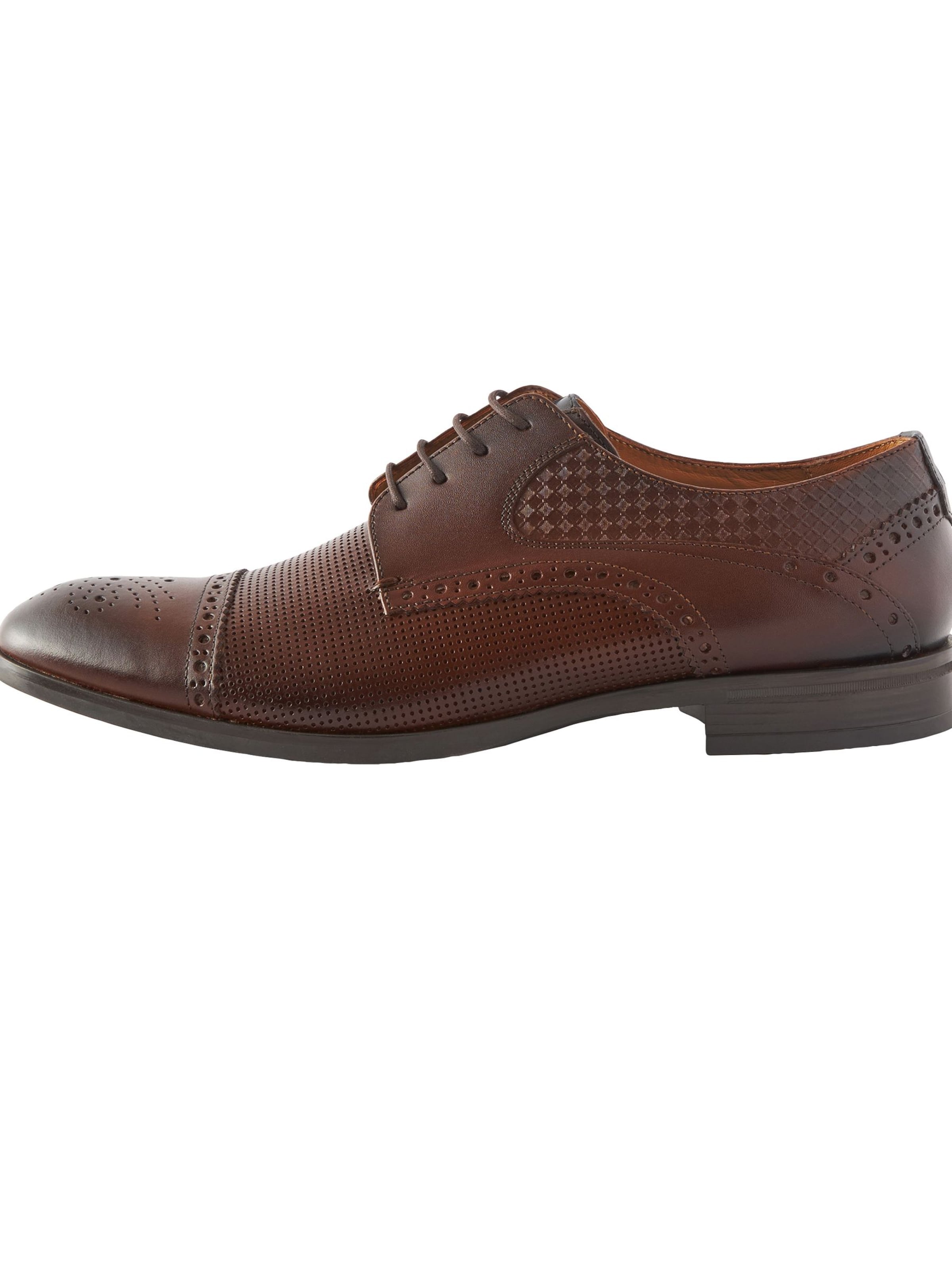 Next Lace-up shoe in Brown: front