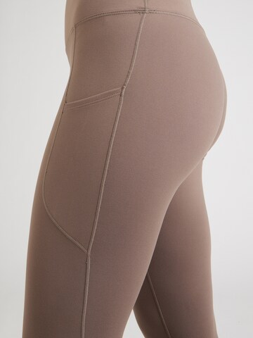 NIKE Skinny Sports trousers 'ONE' in Grey