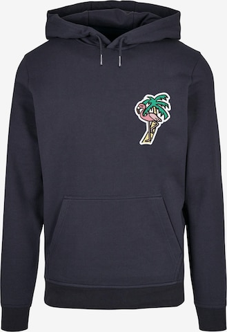 Mister Tee Sweatshirt 'Flamingo' in Blue: front