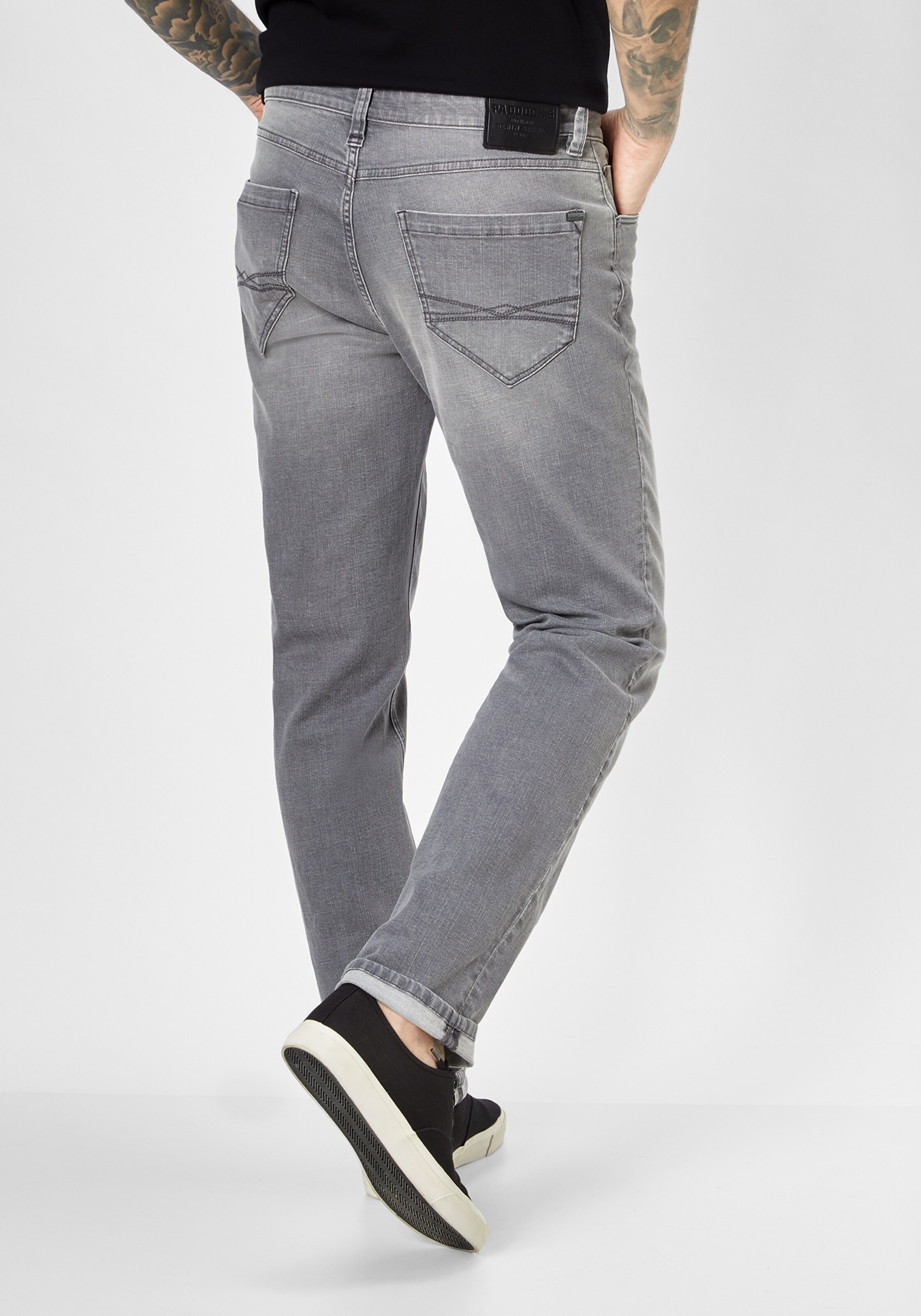 Männer Große Größen PADDOCKS Jeans in Grau - UU25882 Männer Große Größen PADDOCKS Jeans in Grau - UU25882