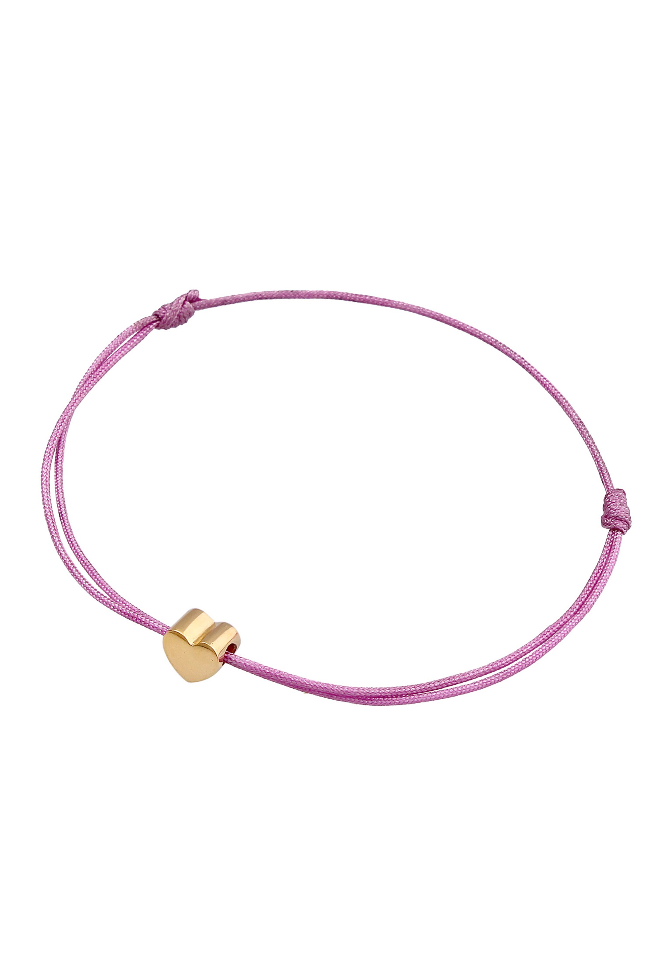 ELLI Armband 'Herz' in Lila