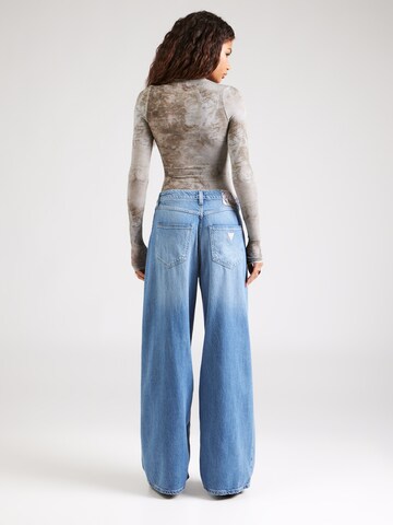 GUESS Wide leg Jeans 'BELLFLOWER' in Blue