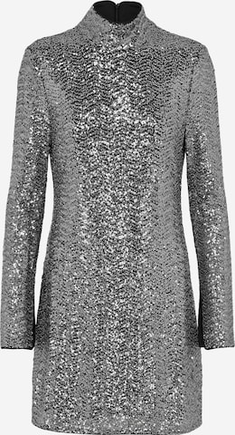 UNFOLLOWED x ABOUT YOU Платье 'HYPNOTIZED ' в Серебристый: спереди