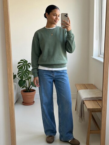 everly® Mikina - Zelená