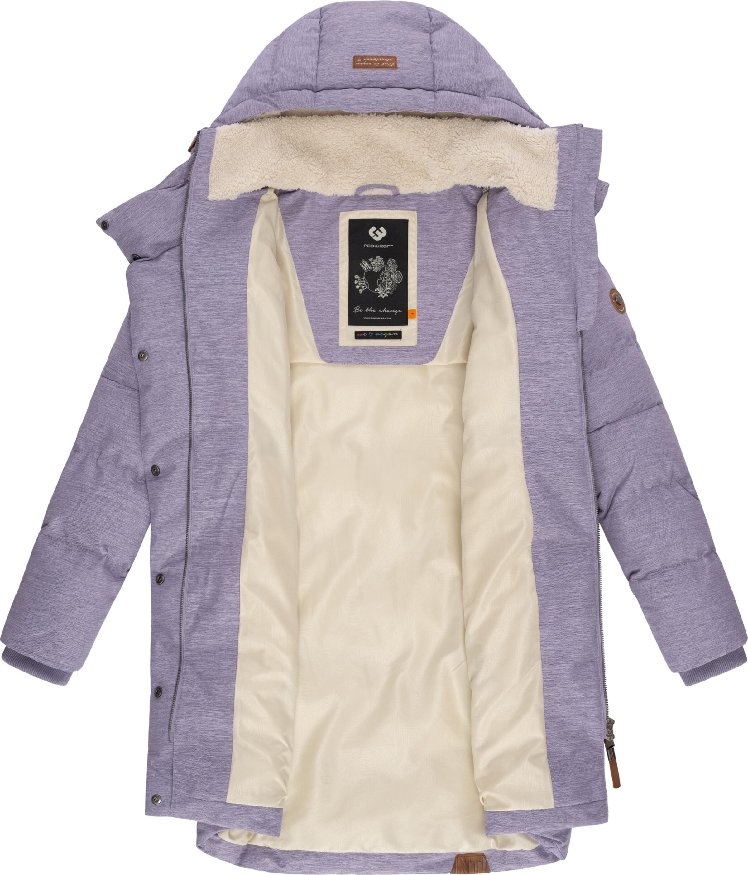 Ragwear Vinterfrakke 'Pavla' i lilla