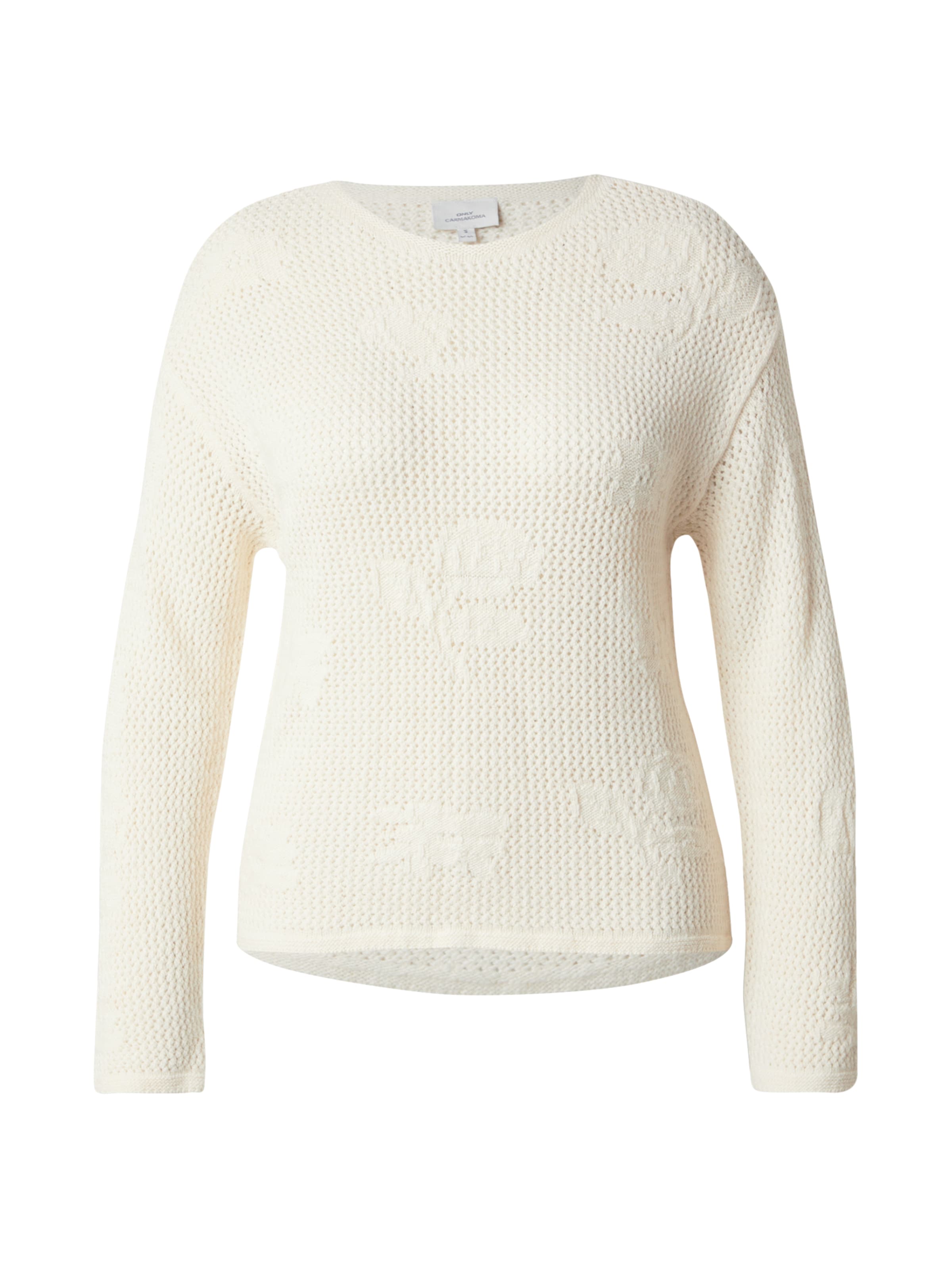 ONLY Carmakoma Pullover 'CARSTACY' in Beige: Vorderseite