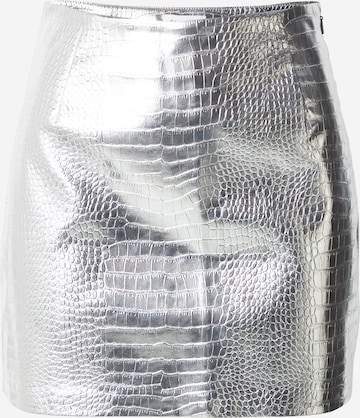 sidabrinė TOPSHOP Sijonas: priekis