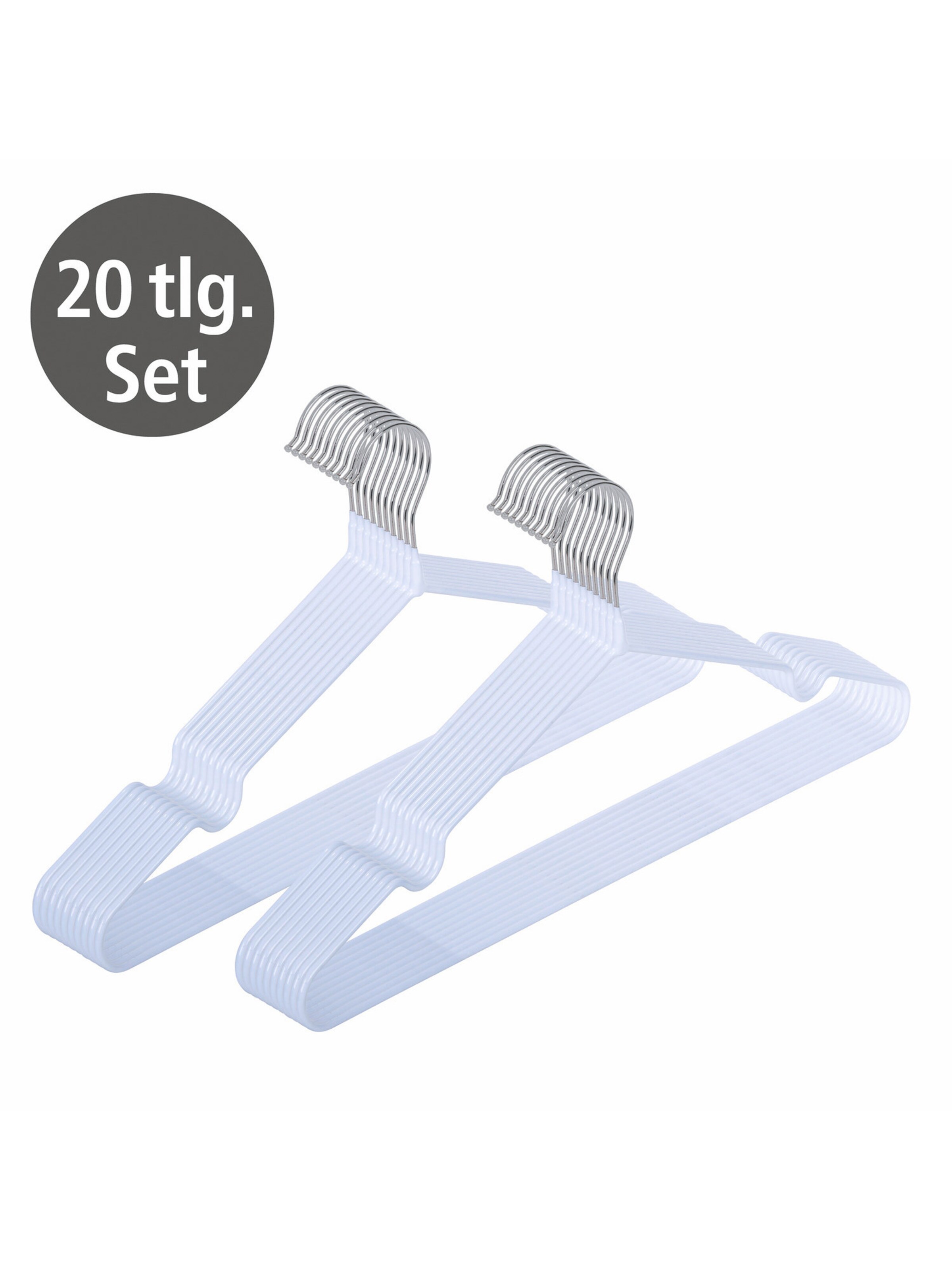 Wenko Kleiderbügel 'Sascha' in Weiß