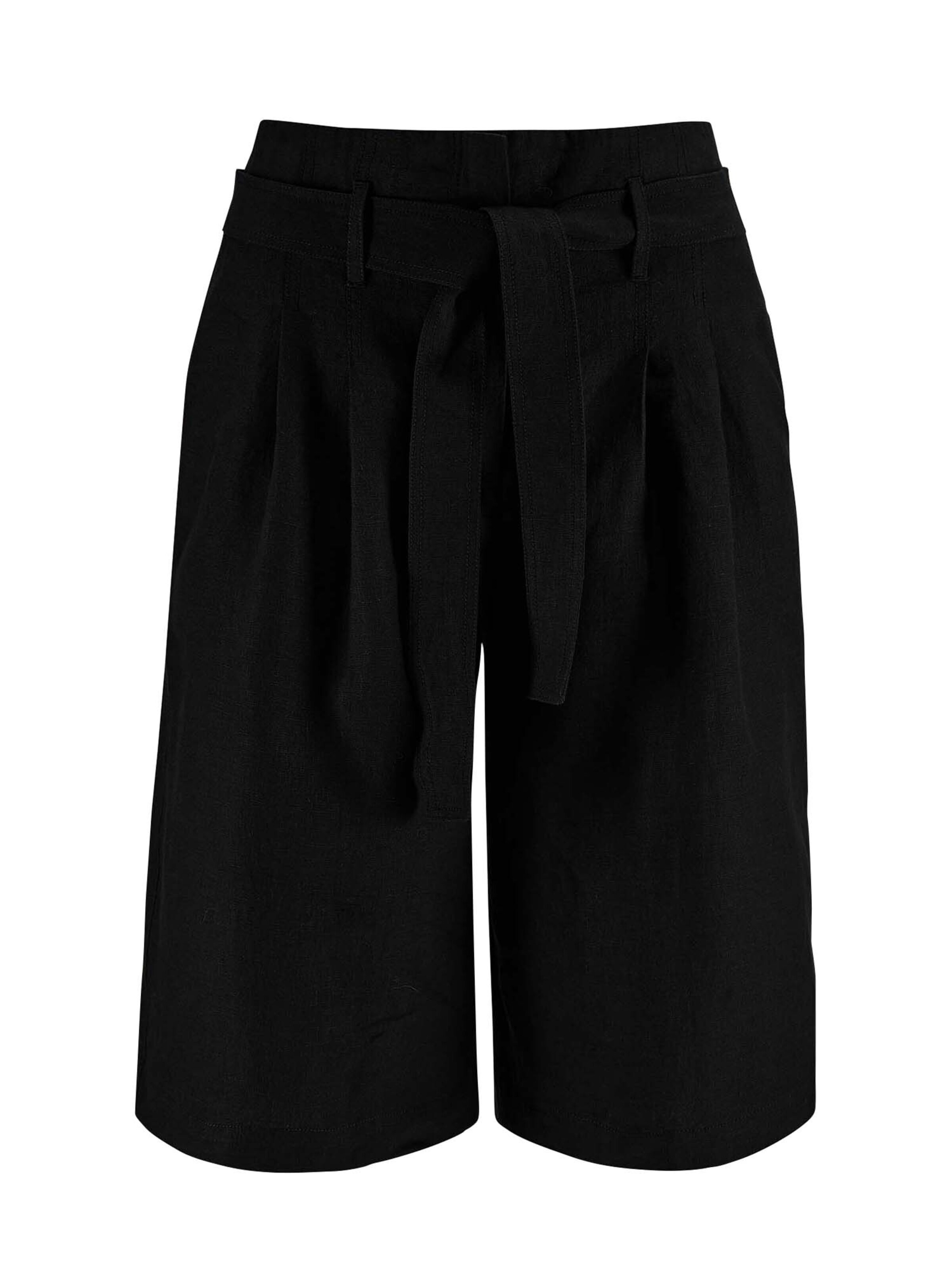 Pantalon MADELEINE en noir : devant