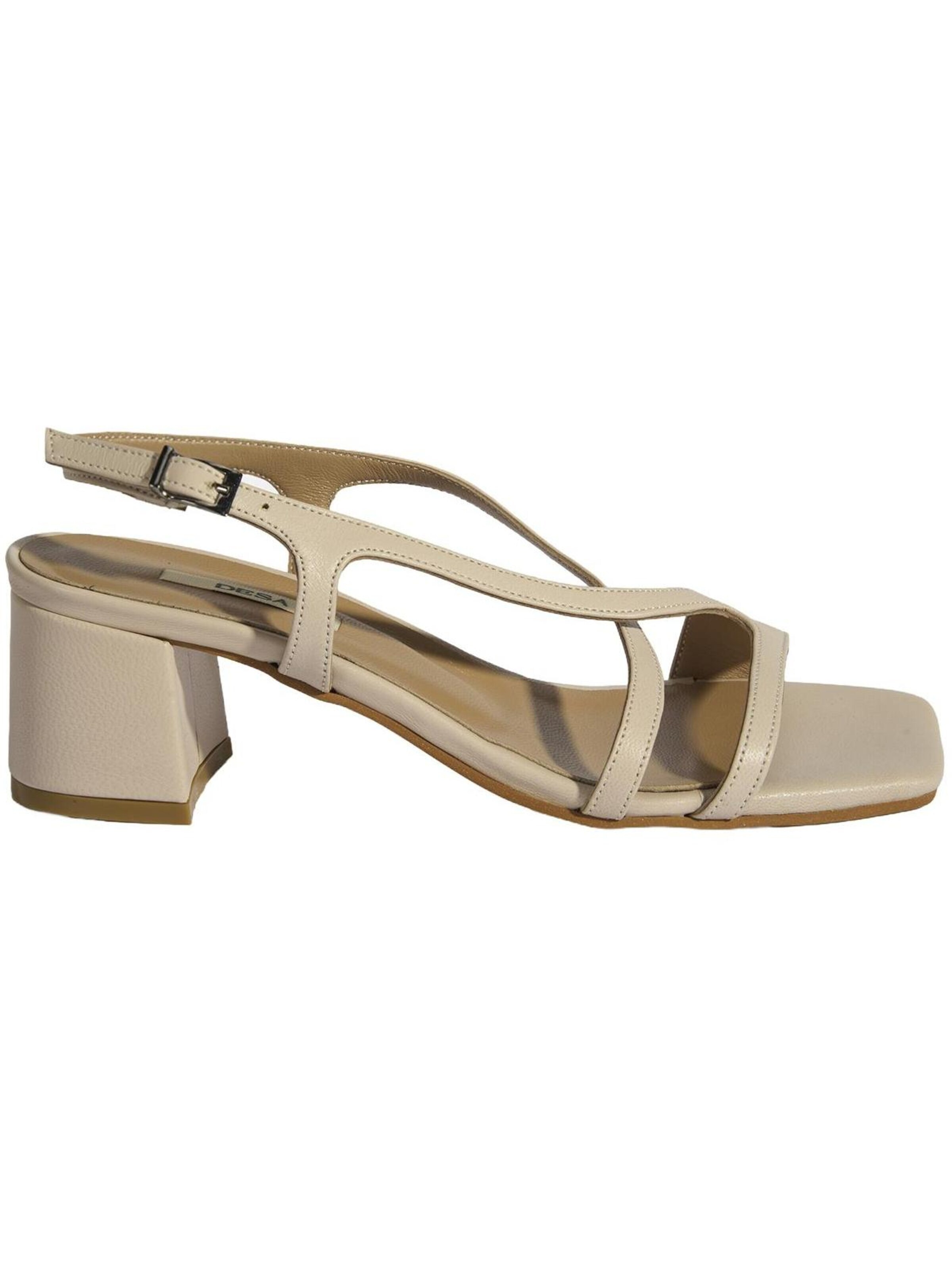 Desa Sandaal 'Sandalen mit Absatz' in Beige