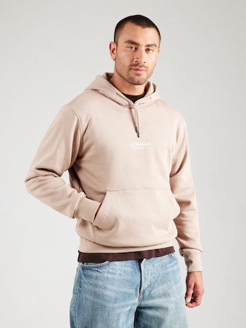 JACK & JONES Свитшот 'JJESoho' в Бежевый: спереди