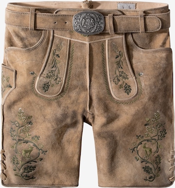 Pantaloni per costume tradizionale 'Girgl' di STOCKERPOINT in beige: frontale