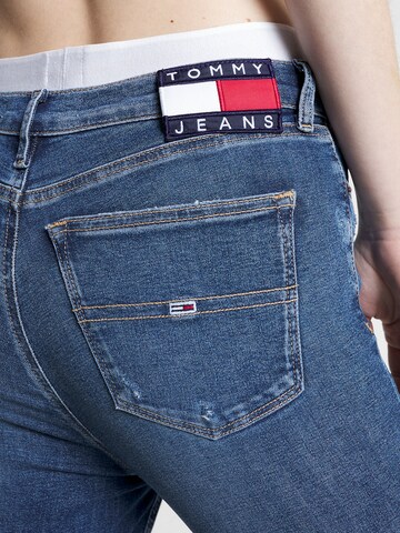 Tommy Jeans Skinny Jeansy 'Nora' w kolorze niebieski