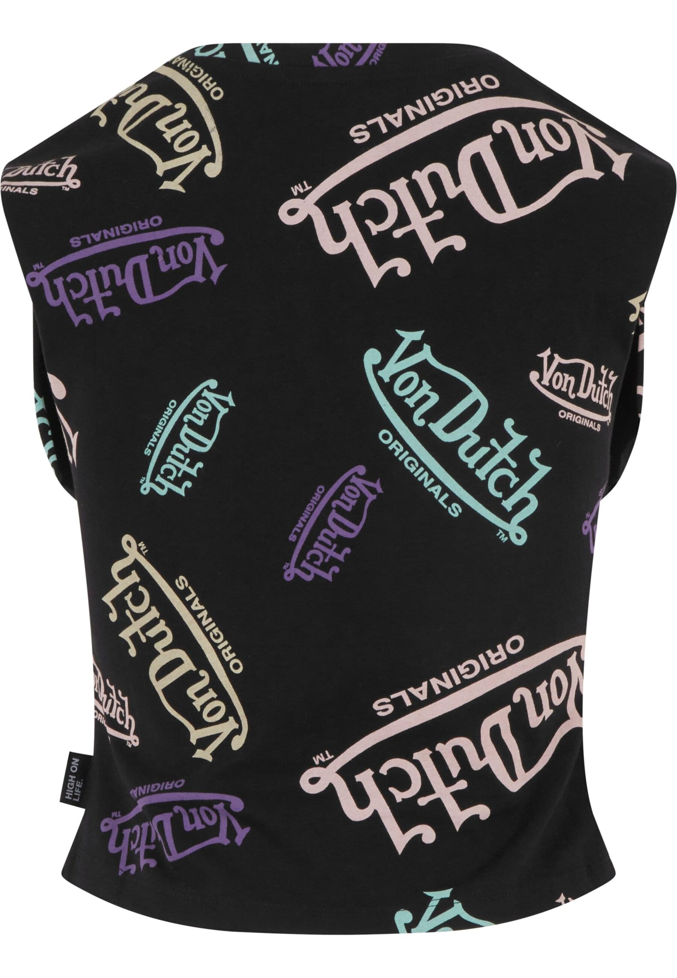 Von Dutch Originals Top 'Addison' – černá: přední strana