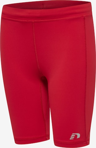 Coupe slim Pantalon de sport Newline en rouge : devant