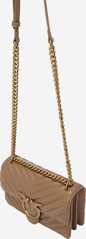 PINKO Сумка через плечо 'LOVE ONE' в Бежевый: спереди