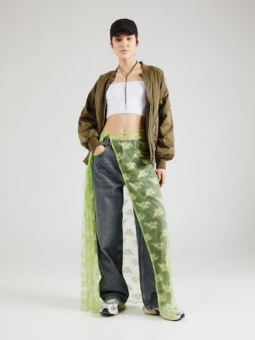 TOPSHOP Wide leg Τζιν σε μπλε