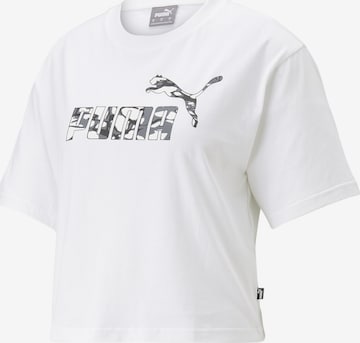 PUMA Shirt 'Summer Splash' in White: front