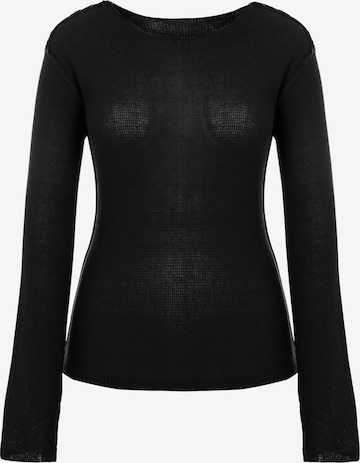 Pull-over Imily Bela en noir : devant