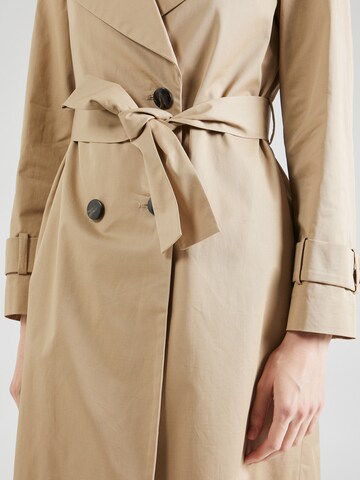 Sisley Between-Seasons Coat in Brown