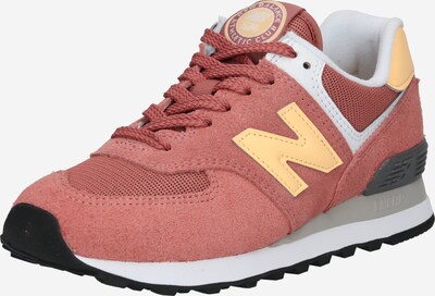 Sneaker low '574' new balance pe galben / roșu pastel / alb, Vizualizare produs