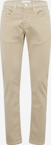 FRAME Regular Jeans 'L'HOMME' in Beige: front