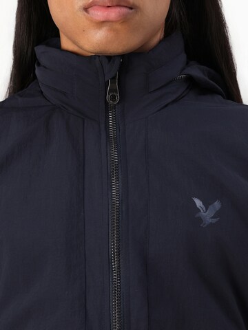 Lyle & Scott Kurtka przejściowa 'CRINKLE' w kolorze niebieski