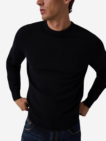 Pull-over 'NOBURO CN LOGO REVER M6BR16 Z1364' GUESS en noir