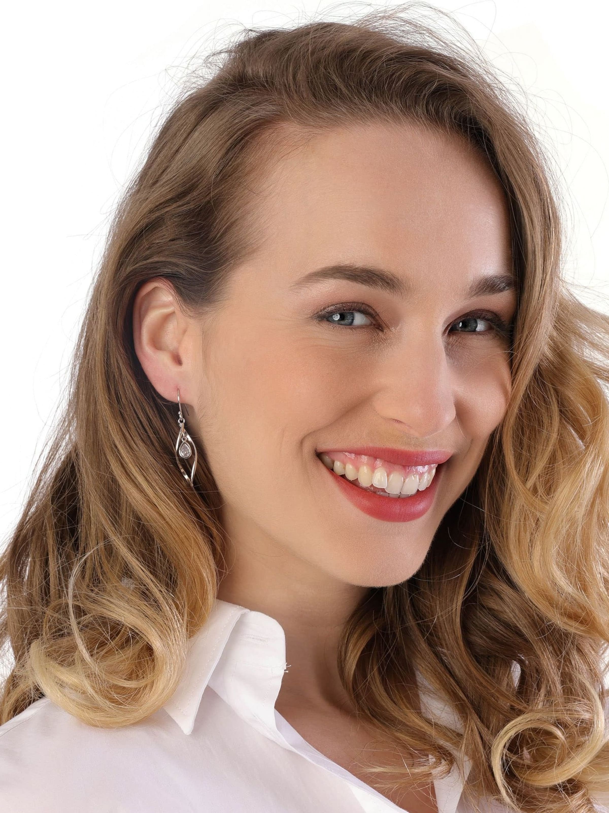 Lucardi Earrings in Silver