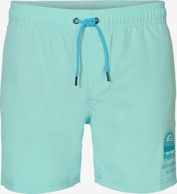 Petrol Industries Swim Trunks 'Trek' in Blue: front