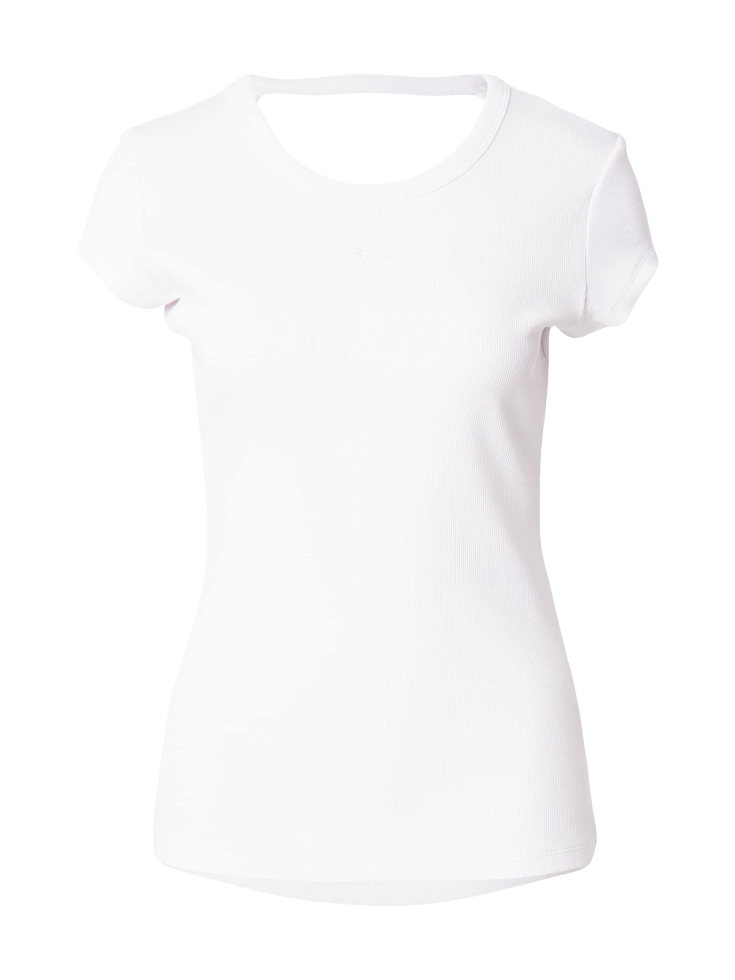 BOSS Paita 'Esima' värissä valkoinen: etupuoli