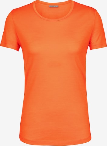 T-shirt fonctionnel 'Sphere II' ICEBREAKER en orange : devant