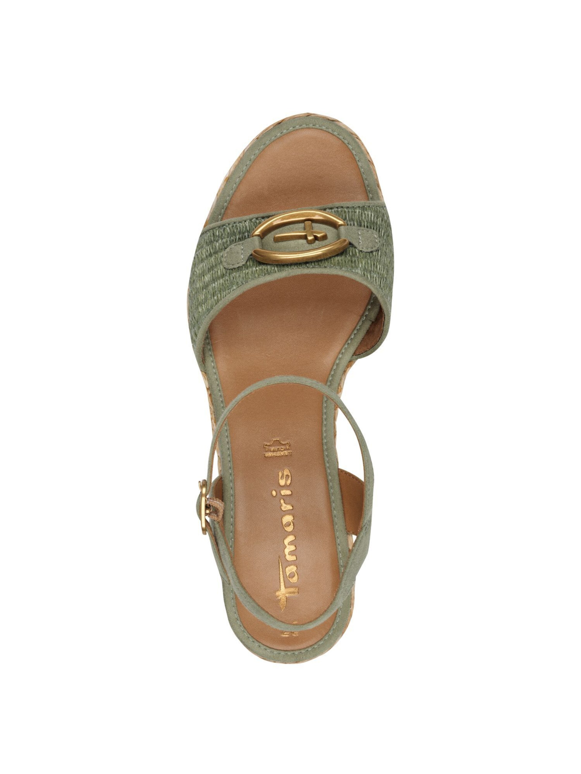 Tamaris Sandale in Grün