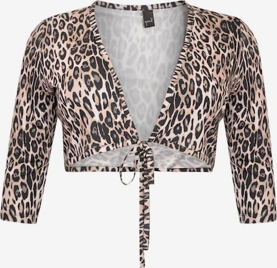 Yoek Bolero ' Leopard ' in braun / schwarz, Produktansicht