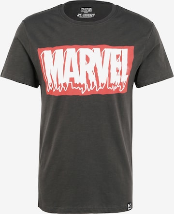 Recovered Shirt 'Marvel Slime Logo Vintage' in Black: front
