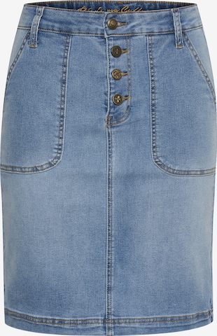 CULTURE Spódnica 'Briana' w kolorze niebieski: przód