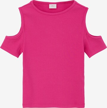 s.Oliver Shirt in Roze: voorkant