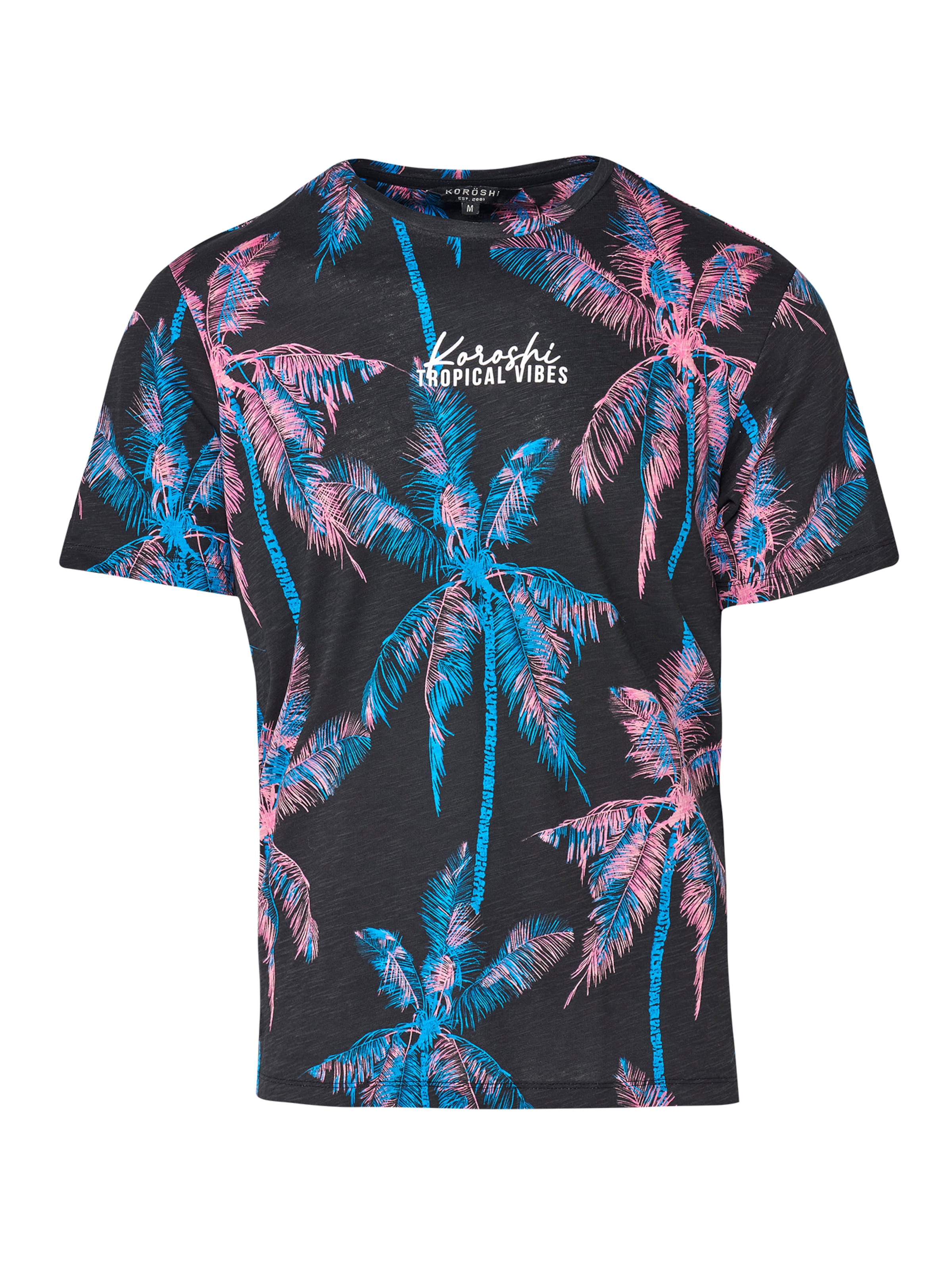 KOROSHI T-Shirt in Schwarz: Vorderseite